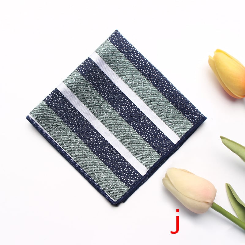 Pătrățel de buzunar pentru sacou – motif floral cu dungi, țesătură Jacquard, poliester, stil relaxat