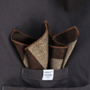 Batistă de buzunar – dungată, amestec poliester, stil business, vara 2022