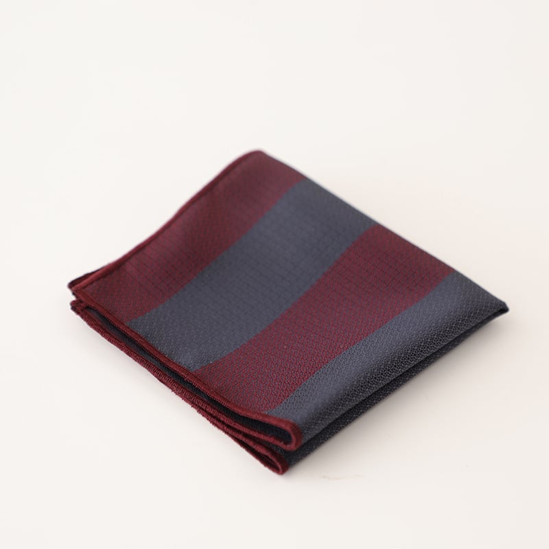 Batistă de buzunar – dungată, amestec poliester, stil business, vara 2022