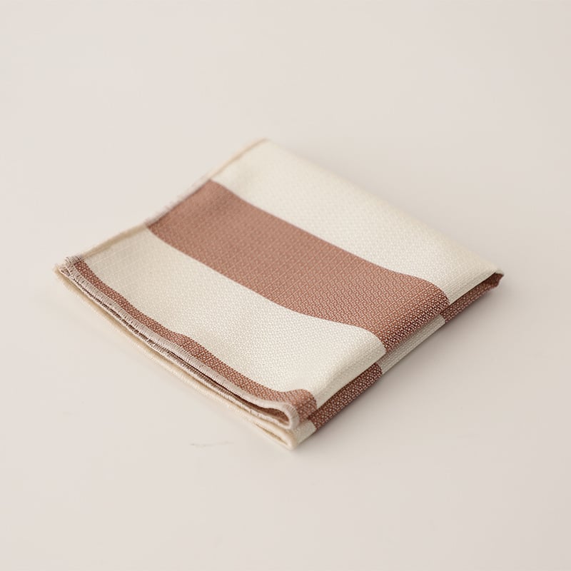 Batistă de buzunar – dungată, amestec poliester, stil business, vara 2022