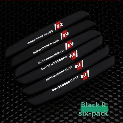 Antikolízna lišta pre dvere a zrkadlo – 6-dielny predĺžený set, silikónový (PVC) materiál, model 0-11, všeobecná kompatibilita