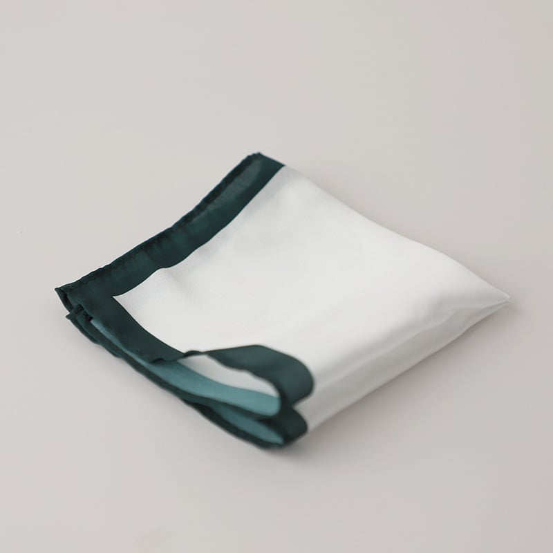 Batistă de buzunar pentru bărbați, stil retro, fibră poliester, model monocrom, ambalaj simplu