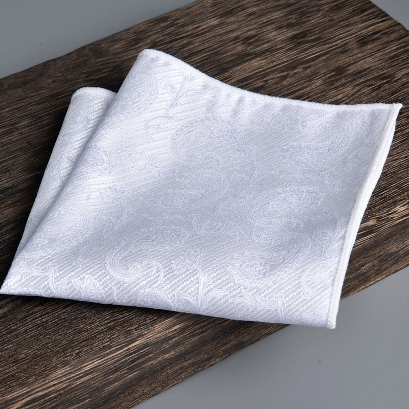 Prosop de buzunar pentru bărbați | stil administrativ | jacquard | model floral | fibre de poliester