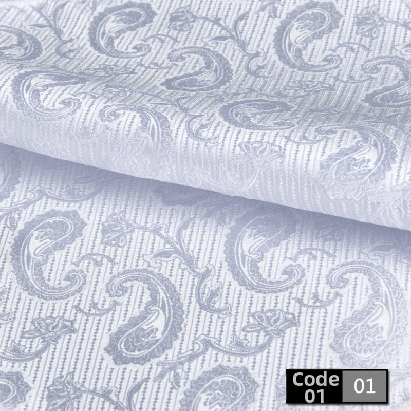 Prosop de buzunar pentru bărbați | stil administrativ | jacquard | model floral | fibre de poliester