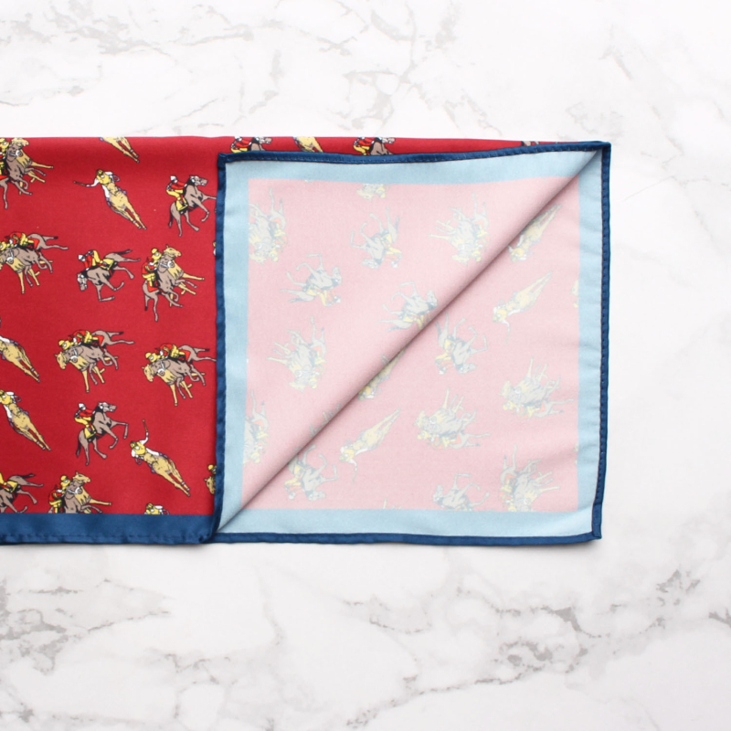 Batistă de buzunar cu model imprimat, poliester, unisex, stil lejer