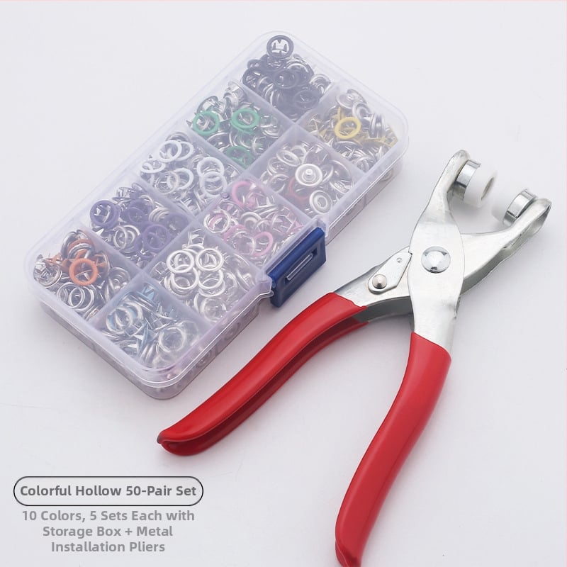 Комплект от 5 метални копчета за дрехи — неръждаема стомана, дизайн с щипкови нокти, подходящ за бельо, ризи, дрехи и детско облекло — Peng Chen