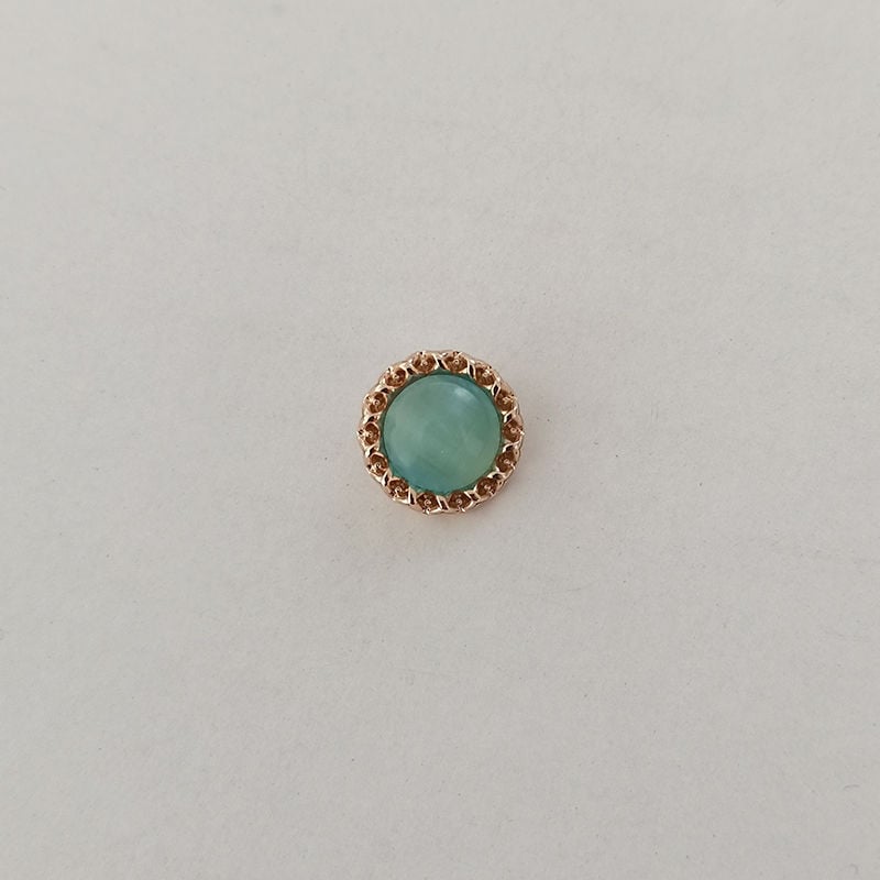 Уникални метални бутони със слънчогледов мотив и перлено покритие за дамски ризи и вълнени жилетки (декоративни акценти котешко око)