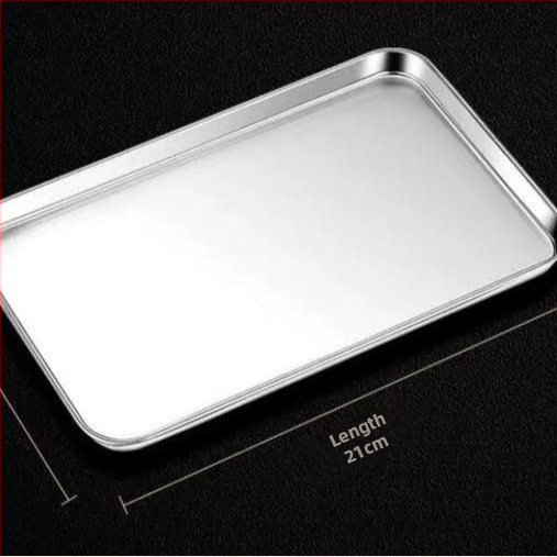 Placă plată din oțel inoxidabil pentru aburire, pătrată, stil modern simplu