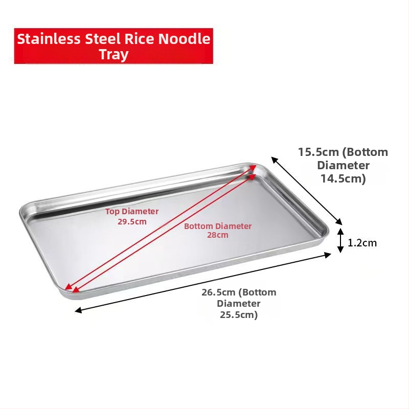 Placă plată din oțel inoxidabil pentru aburire, pătrată, stil modern simplu
