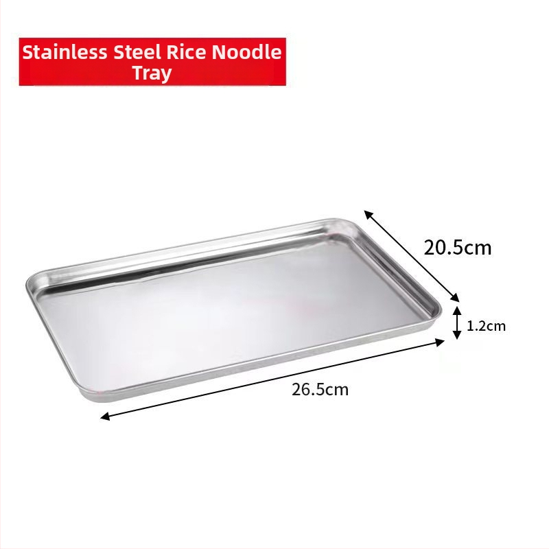 Placă plată din oțel inoxidabil pentru aburire, pătrată, stil modern simplu