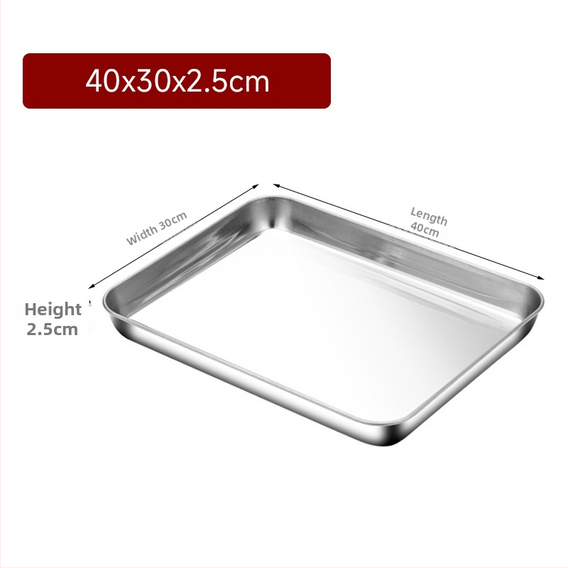 Placă plată din oțel inoxidabil pentru aburire, pătrată, stil modern simplu