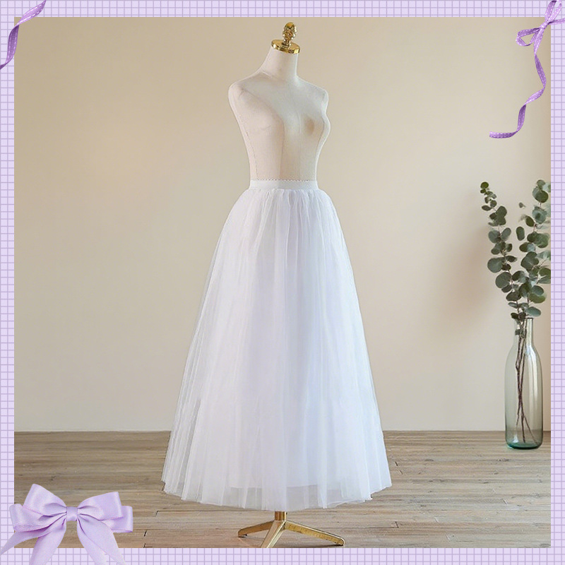 Νυφικό φόρεμα με χωρίς οστά στήριξη, Lolita στυλ για χορό, απαλό τούλι με διχτυωτή επένδυση, ενήλικες, φθινοπωρινή 2025