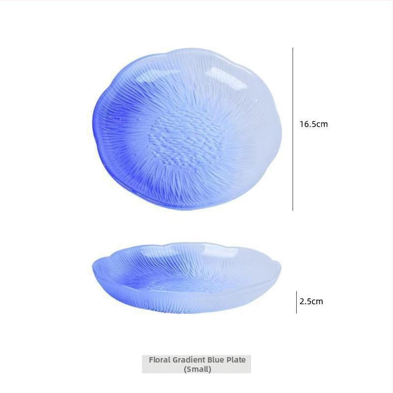 Farfurie din sticlă pentru fructe, stil simplu, Luxurymeow, lansare 2022, calitate de primă clasă