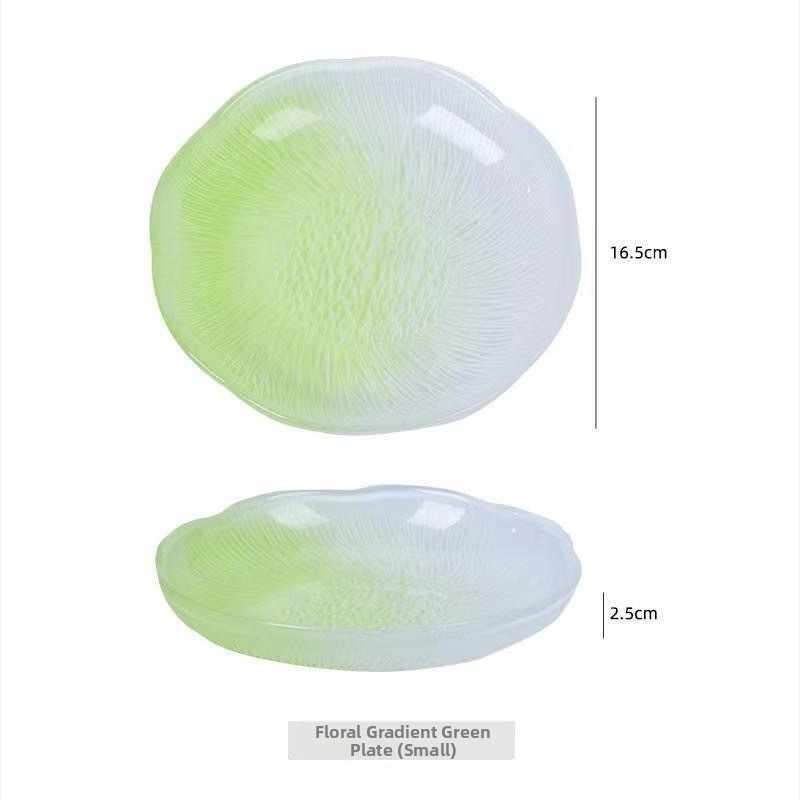 Farfurie din sticlă pentru fructe, stil simplu, Luxurymeow, lansare 2022, calitate de primă clasă