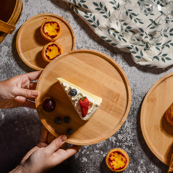 Tavă pentru desert cu capac din sticlă, design nordic simplu, calitate premium, neimportat