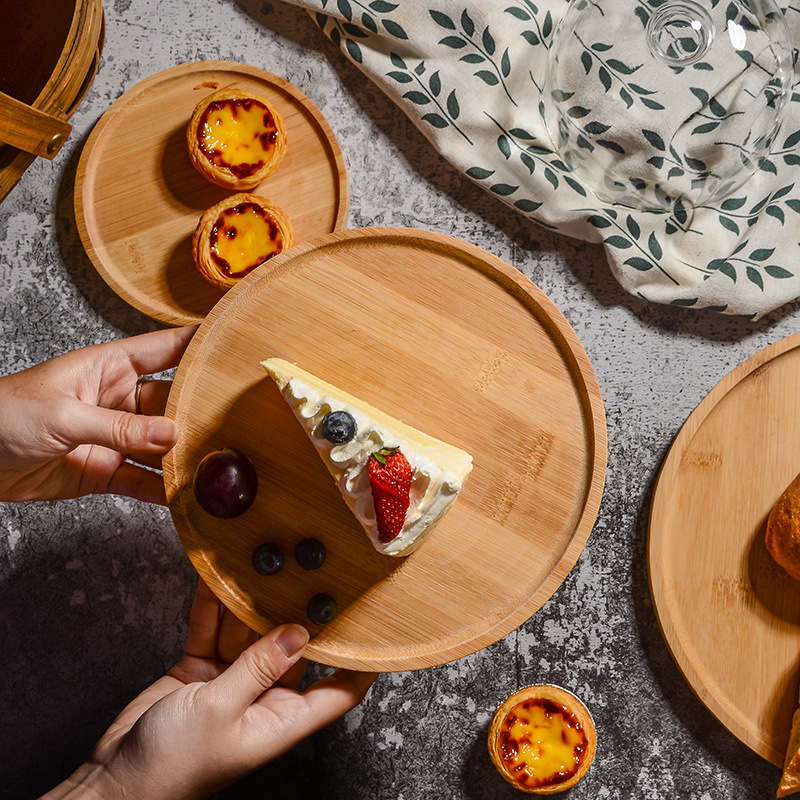 Tavă pentru desert cu capac din sticlă, design nordic simplu, calitate premium, neimportat