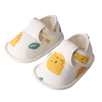 Pantofi pentru copii mici – Stil coreean, închidere Velcro, partea superioară din bumbac, Primăvară-Toamnă, pentru 12-48 de luni