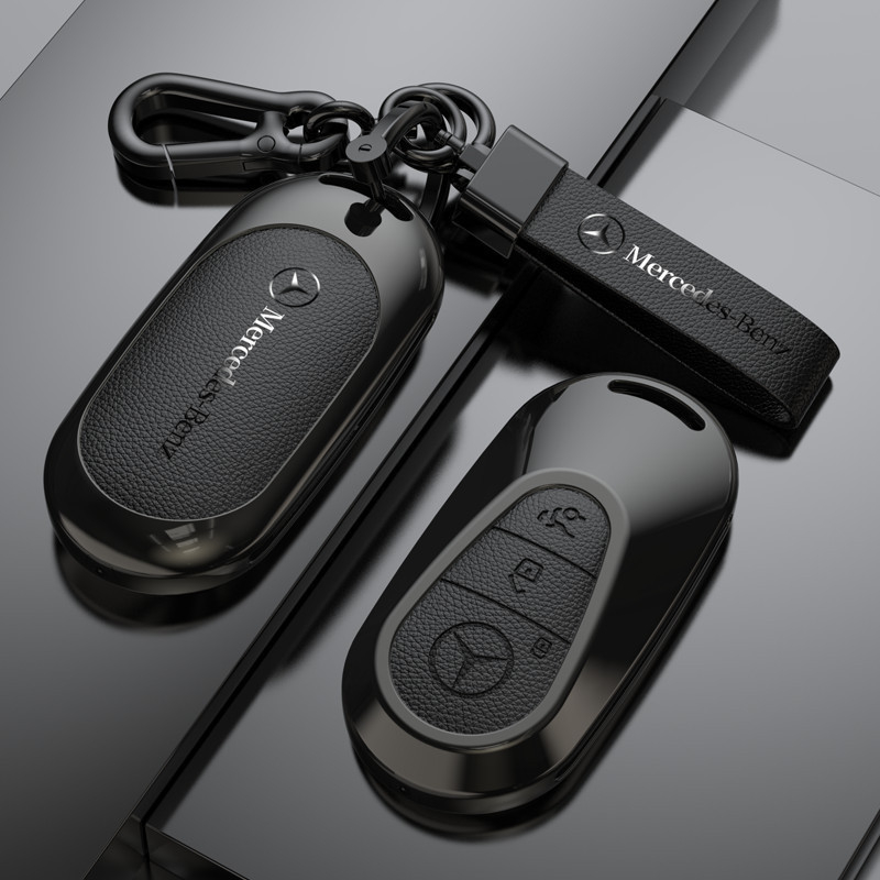 Set de capac cheie pentru Mercedes-Benz C260L, E300L, C Class, GLB, GLC, A Class, GLE, S Class, GLS, E350 — aliaj de zinc, Bosgao, cod produs xx88#629785028888, stil modern