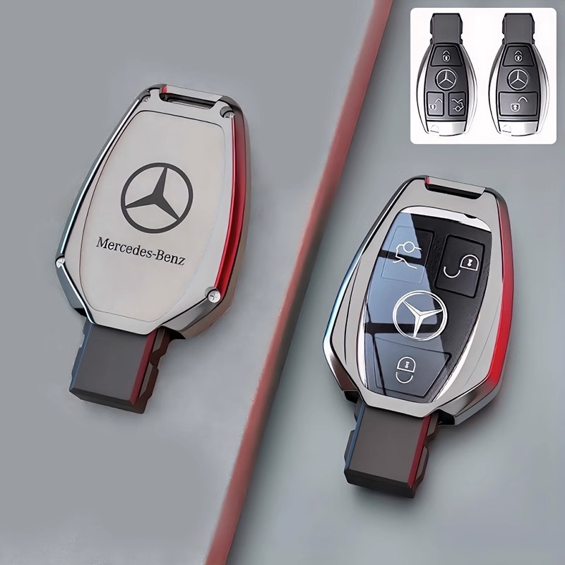 Θήκη Κλειδιού από Κράμα Ψευδαργύρου για Mercedes-Benz E-Class, C-Class, GLC, GLA – Απλός Σχεδιασμός, Χωρίς Παραμετροποίηση