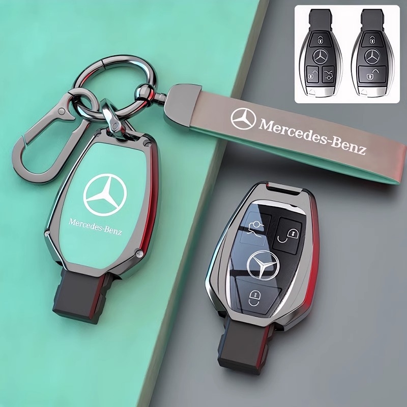 Θήκη Κλειδιού από Κράμα Ψευδαργύρου για Mercedes-Benz E-Class, C-Class, GLC, GLA – Απλός Σχεδιασμός, Χωρίς Παραμετροποίηση