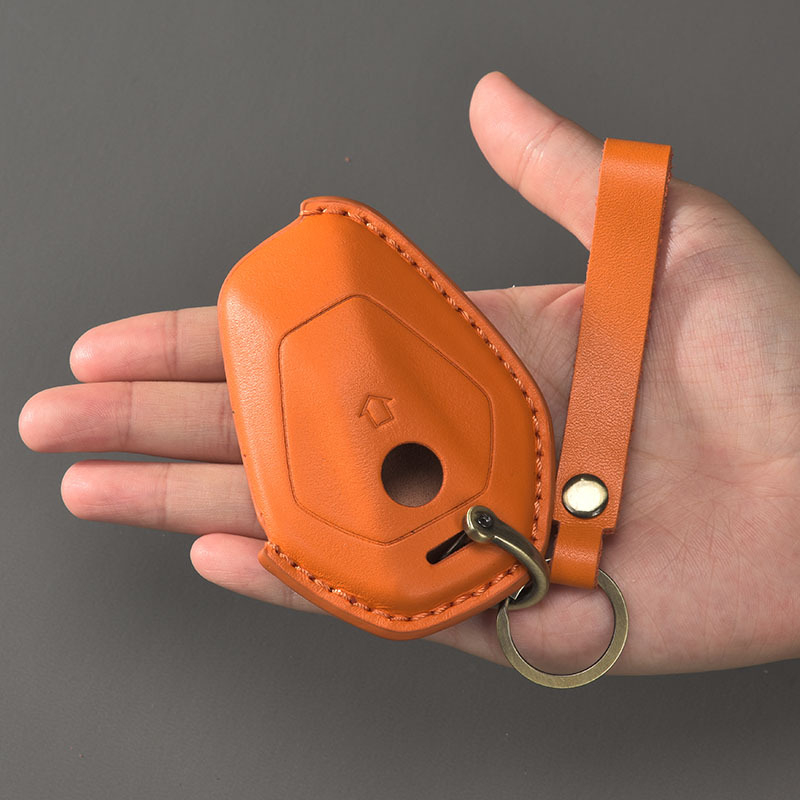 Κάλυμμα κλειδιού BMW, χειροποίητο από γνήσιο δέρμα, σε εθνοτικό στυλ, με δυνατότητα προσαρμογής