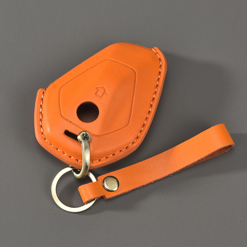 Κάλυμμα κλειδιού BMW, χειροποίητο από γνήσιο δέρμα, σε εθνοτικό στυλ, με δυνατότητα προσαρμογής