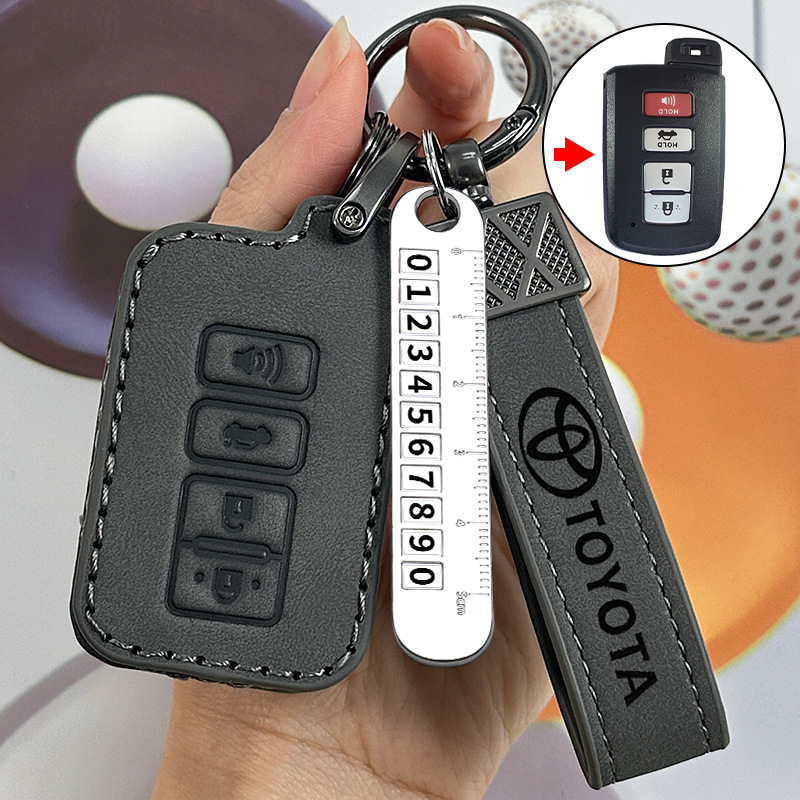Futrola za ključ Toyota - Weihunda, mikrovlaknena sintetička koža, vrhunska