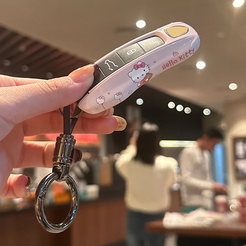 Κάλυμμα κλειδιού Porsche – ABS, Καρτούν στυλ, Συμβατό με Cayenne, 911, Panamera, Taycan, Macan κλειδιά