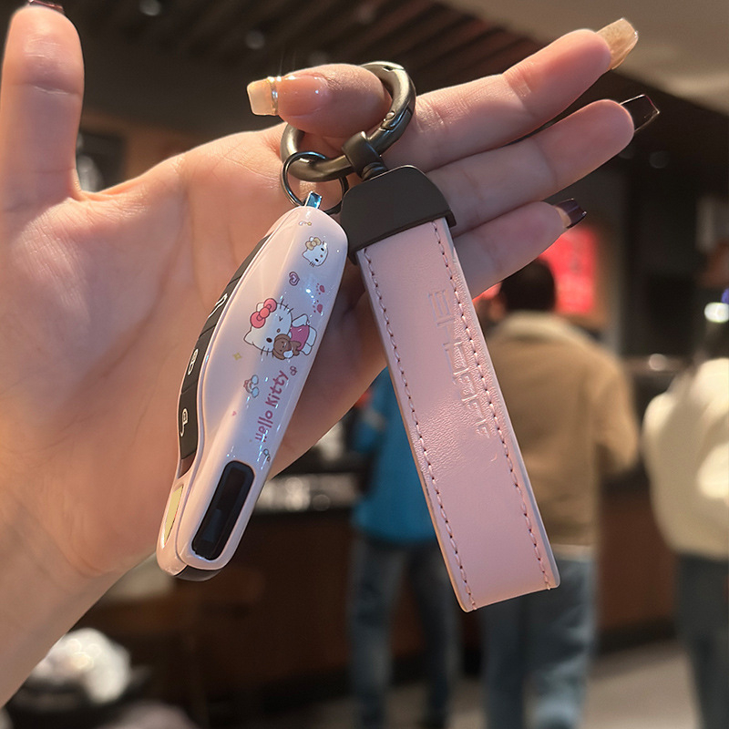 Κάλυμμα κλειδιού Porsche – ABS, Καρτούν στυλ, Συμβατό με Cayenne, 911, Panamera, Taycan, Macan κλειδιά