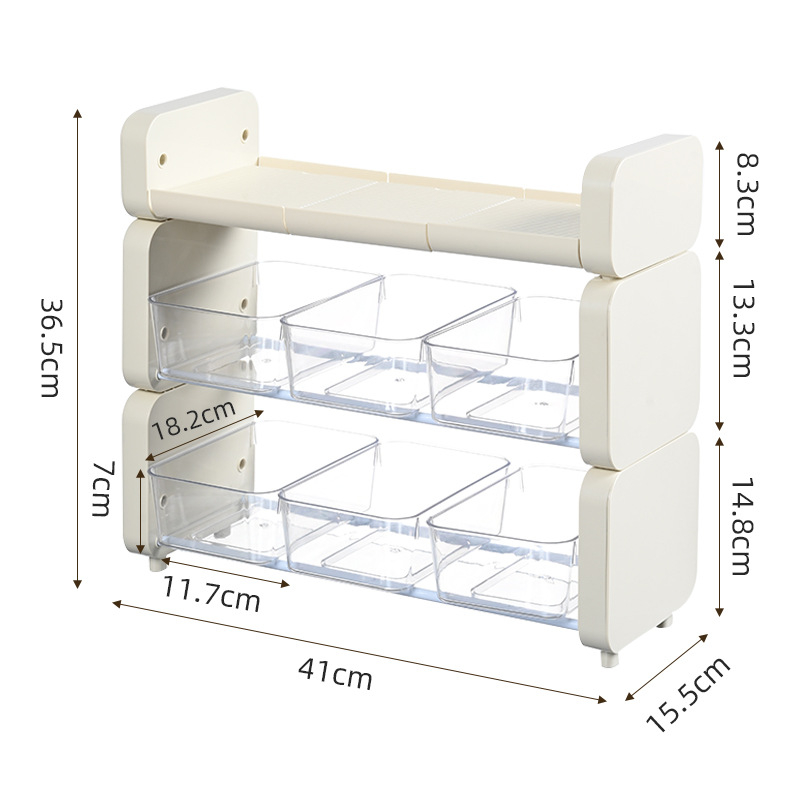 Stolni okretni organizator za voće i užine | plastika | marka With Lemon | šifra proizvoda YN-5950 | moderan stil