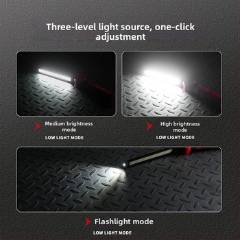 LED светлина за автомобилен ремонт, модел L17-1910, 500 lm, презареждаща се, 3,7 V, универсална съвместимост