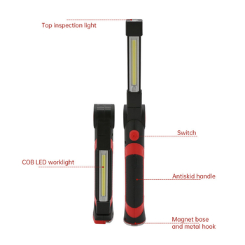 LED светлина за автомобилен ремонт, модел L17-1910, 500 lm, презареждаща се, 3,7 V, универсална съвместимост