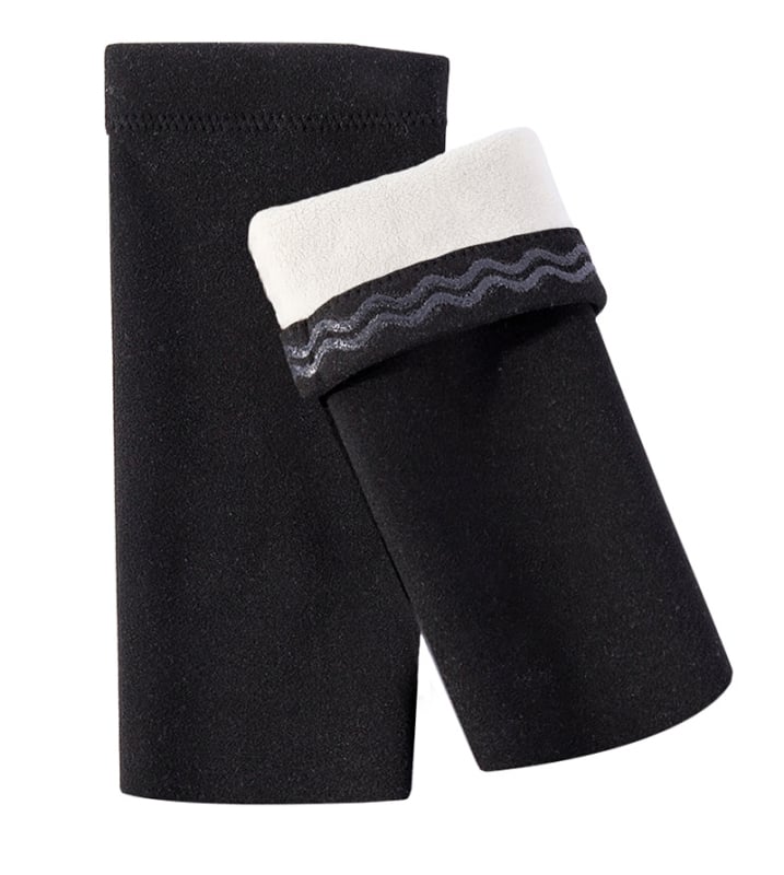 Lábszár- és térdvédő (fleece bélés; velúr egységes kivitel; felnőtteknek; bármilyen mozgáshoz)