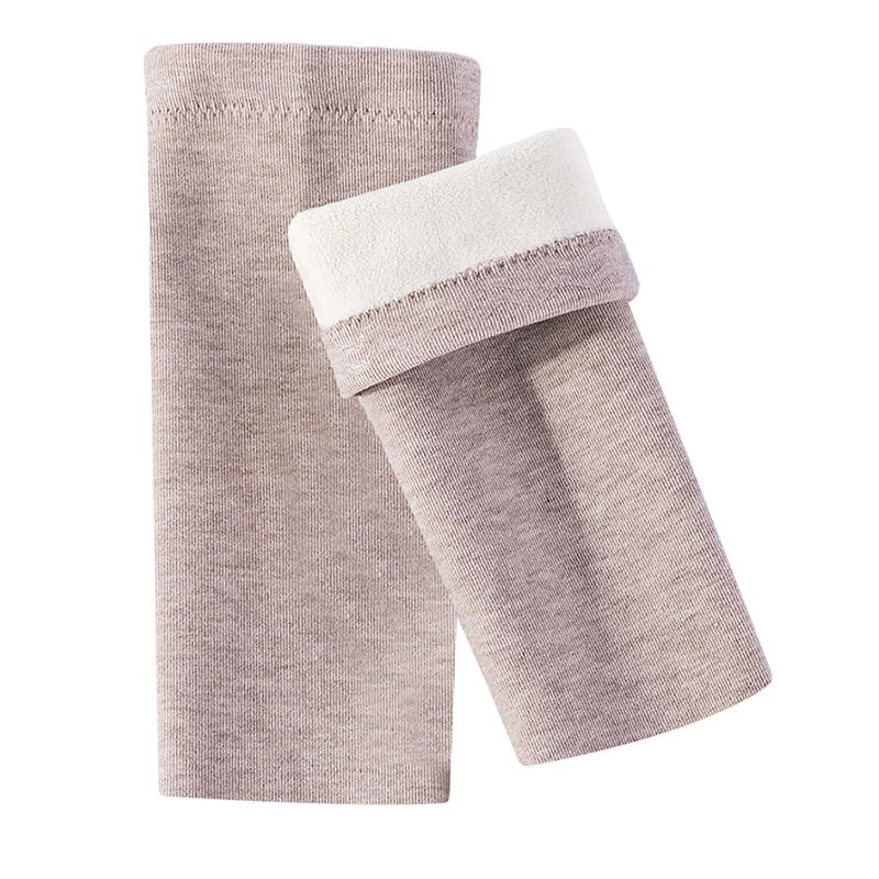 Lábszár- és térdvédő (fleece bélés; velúr egységes kivitel; felnőtteknek; bármilyen mozgáshoz)