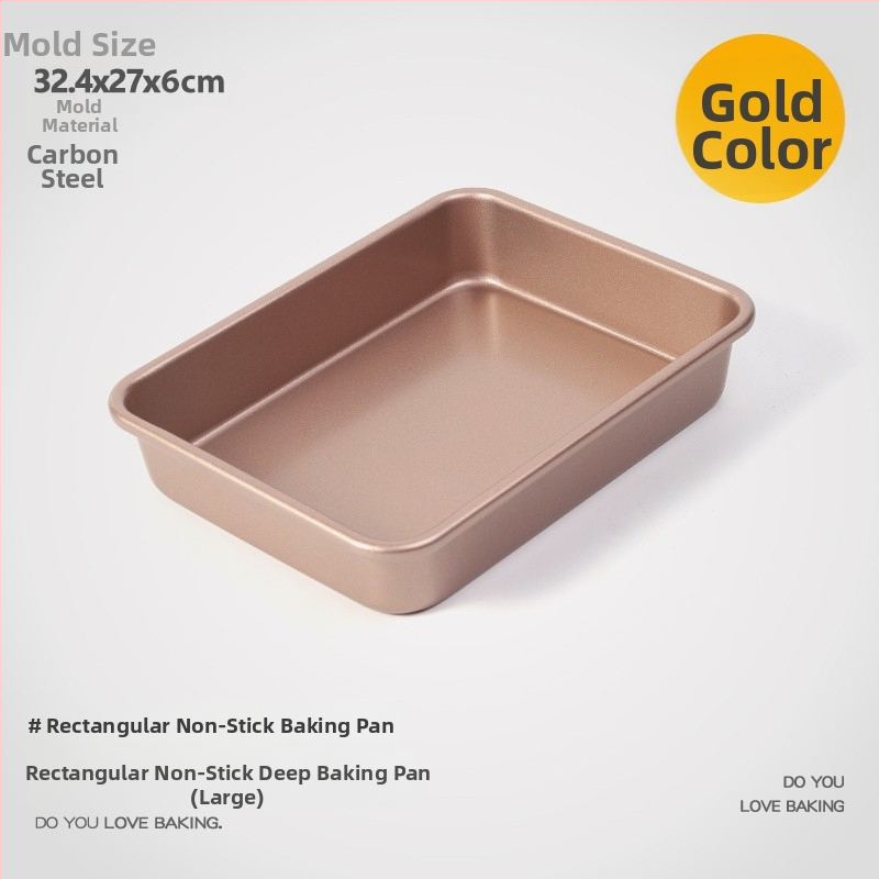 Gu yi nelipni kvadratinė torto forma su pakelta ir giliu dizainu, suderinama su vandens vonia