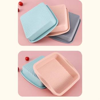 Τετράγωνη φόρμα σιλικόνης για κέικ, υλικό: σιλικόνη, κατάλληλη για ψήσιμο, υψηλή αντίσταση σε θερμοκρασία, κυκλοφόρησε το 2020