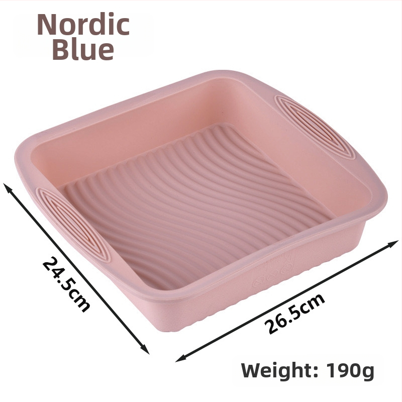 Τετράγωνη φόρμα σιλικόνης για κέικ, υλικό: σιλικόνη, κατάλληλη για ψήσιμο, υψηλή αντίσταση σε θερμοκρασία, κυκλοφόρησε το 2020