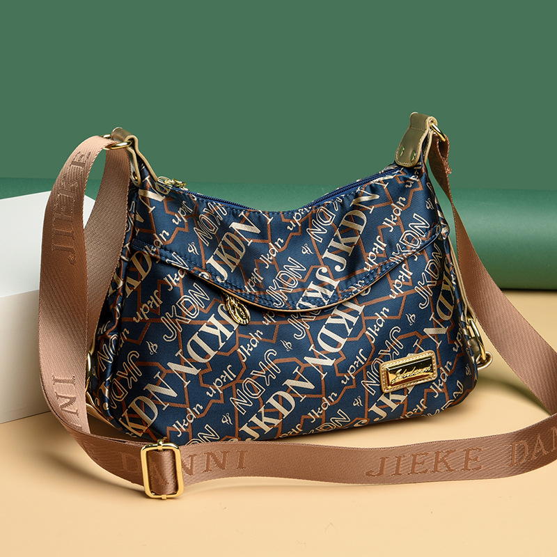 Crossbody torba od Oxford materijala, Street Trend stil, Jack Dani, horizontalno kvadratni oblik, zatvaranje na zip, unutarnji džepovi: džep na zip, džep za telefon, džep sa zipom