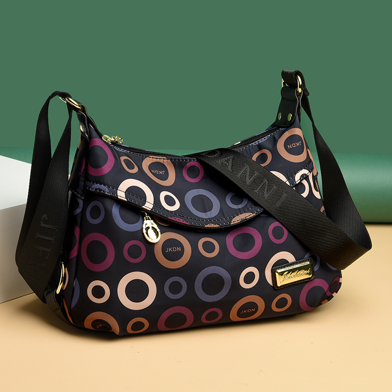 Crossbody torba od Oxford materijala, Street Trend stil, Jack Dani, horizontalno kvadratni oblik, zatvaranje na zip, unutarnji džepovi: džep na zip, džep za telefon, džep sa zipom