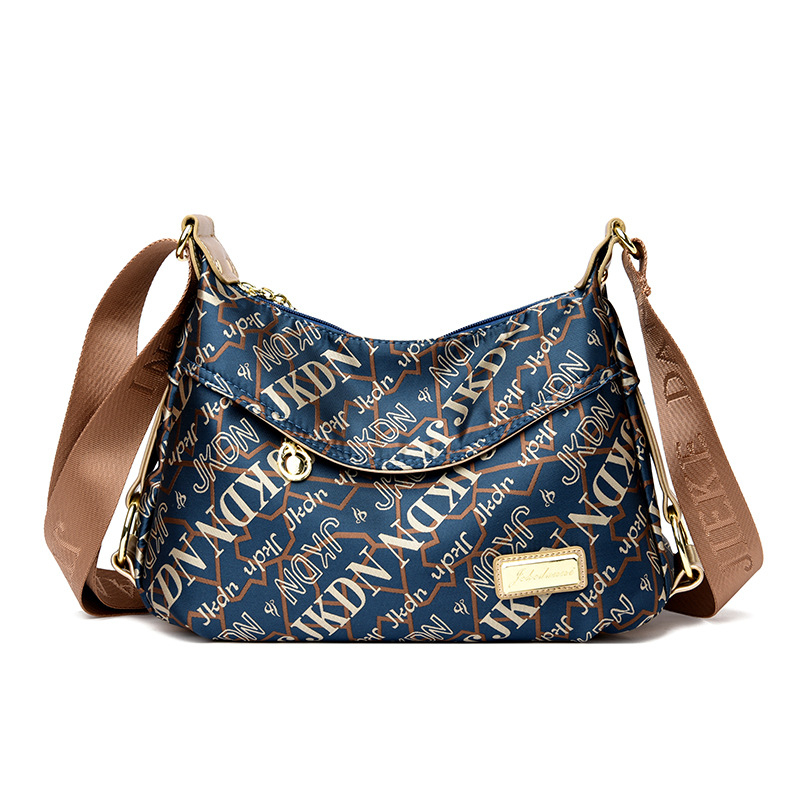 Crossbody torba od Oxford materijala, Street Trend stil, Jack Dani, horizontalno kvadratni oblik, zatvaranje na zip, unutarnji džepovi: džep na zip, džep za telefon, džep sa zipom