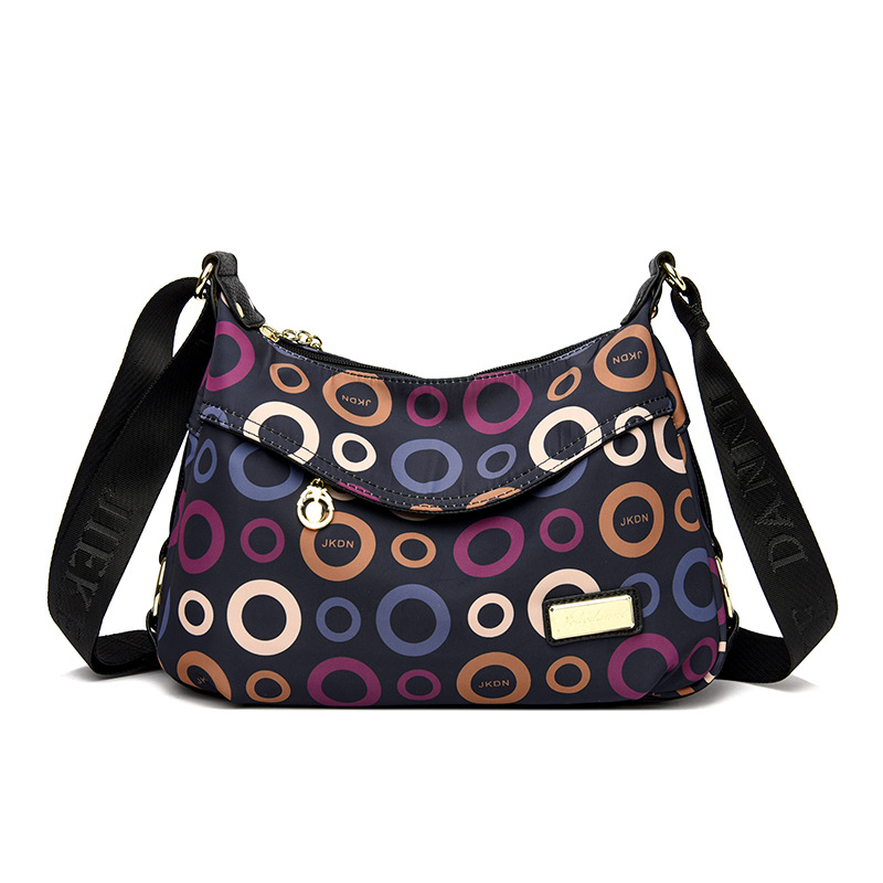 Crossbody torba od Oxford materijala, Street Trend stil, Jack Dani, horizontalno kvadratni oblik, zatvaranje na zip, unutarnji džepovi: džep na zip, džep za telefon, džep sa zipom