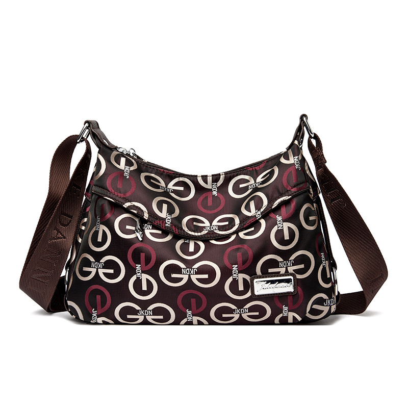 Crossbody torba od Oxford materijala, Street Trend stil, Jack Dani, horizontalno kvadratni oblik, zatvaranje na zip, unutarnji džepovi: džep na zip, džep za telefon, džep sa zipom