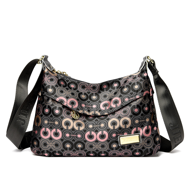 Crossbody torba od Oxford materijala, Street Trend stil, Jack Dani, horizontalno kvadratni oblik, zatvaranje na zip, unutarnji džepovi: džep na zip, džep za telefon, džep sa zipom