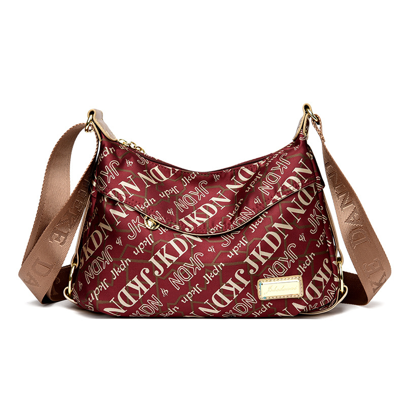 Crossbody torba od Oxford materijala, Street Trend stil, Jack Dani, horizontalno kvadratni oblik, zatvaranje na zip, unutarnji džepovi: džep na zip, džep za telefon, džep sa zipom