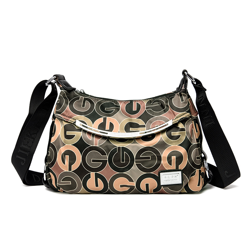 Crossbody torba od Oxford materijala, Street Trend stil, Jack Dani, horizontalno kvadratni oblik, zatvaranje na zip, unutarnji džepovi: džep na zip, džep za telefon, džep sa zipom