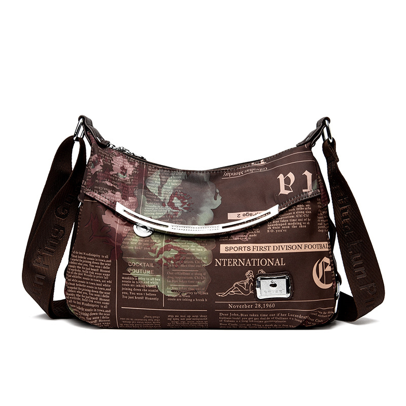 Crossbody torba od Oxford materijala, Street Trend stil, Jack Dani, horizontalno kvadratni oblik, zatvaranje na zip, unutarnji džepovi: džep na zip, džep za telefon, džep sa zipom