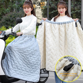 Електрическа ветроустойчива пола за превозни средства с велурена подплата и дебели топли наколенници, ветроустойчива и водоустойчива мотоциклетна пола, унисекс — Powerful Factory, на склад, Лято 2021