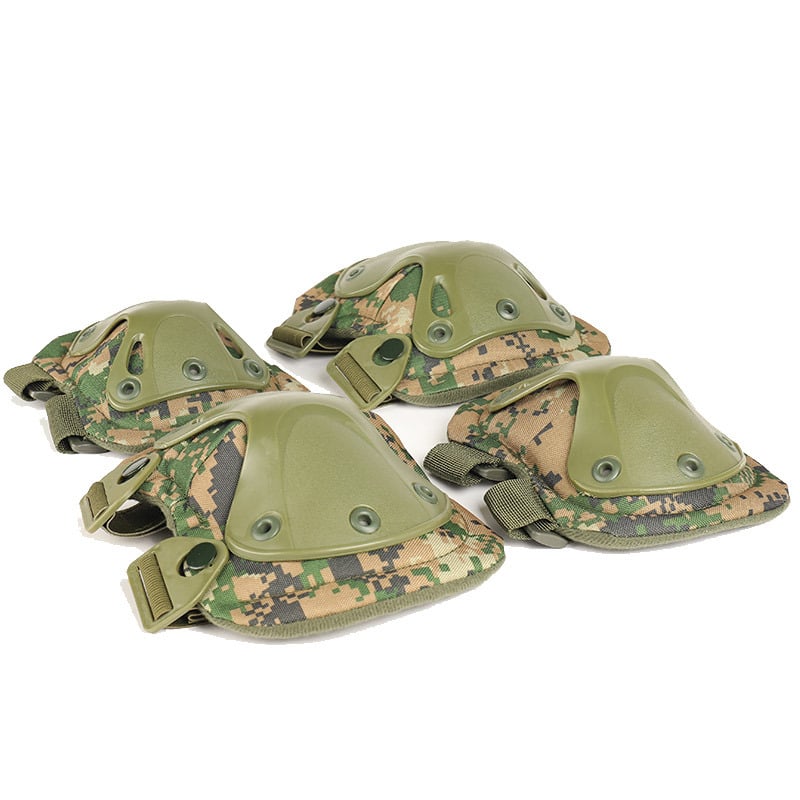 Коленни протектори с твърд корпус – ЕВА материал, Oxford плат, за възрастни, за планински туризъм, колоездене, походи и катерене