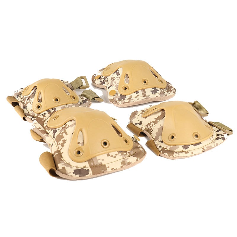 Коленни протектори с твърд корпус – ЕВА материал, Oxford плат, за възрастни, за планински туризъм, колоездене, походи и катерене