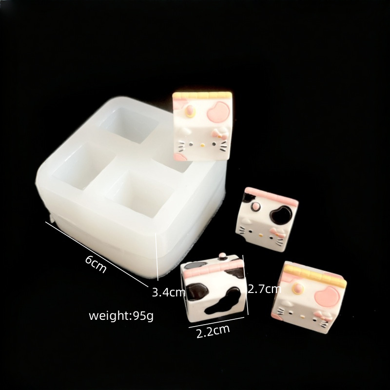 Φόρμα σιλικόνης για ψήσιμο με 3D σχέδιο σκύλου από κινούμένα σχέδια, ασύμμελος σχηματισμός, μορφή πίεσης